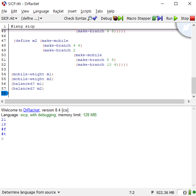 무게와 밸런스를 잘 구해내는 모습