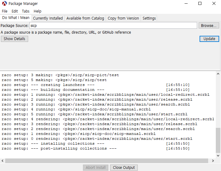 SICP-package-manager